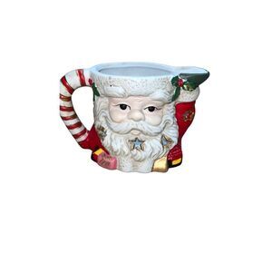 Christmas Santa Head Ceramic mug